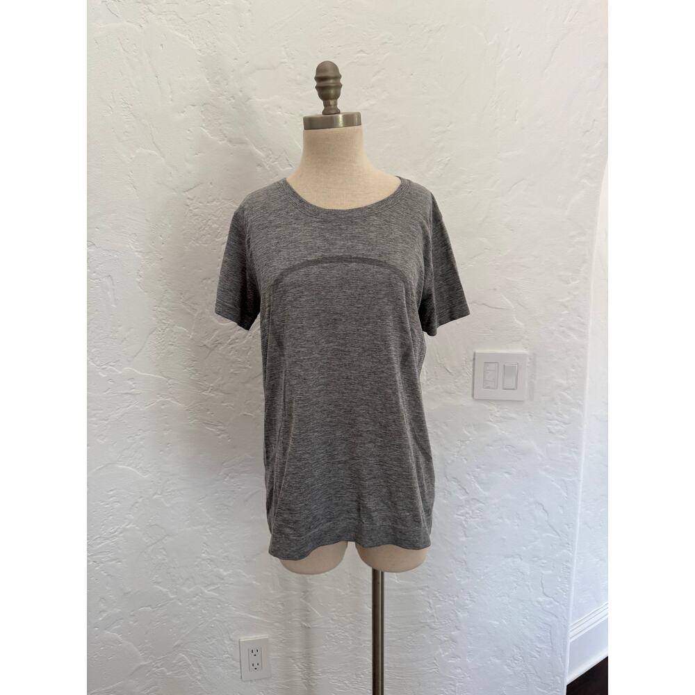 Grey Lululemon Swiftly Tech Top